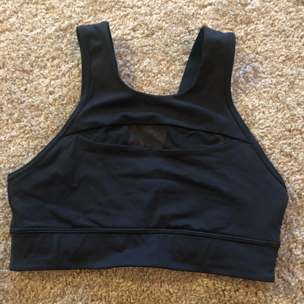 lululemon black mesh bra